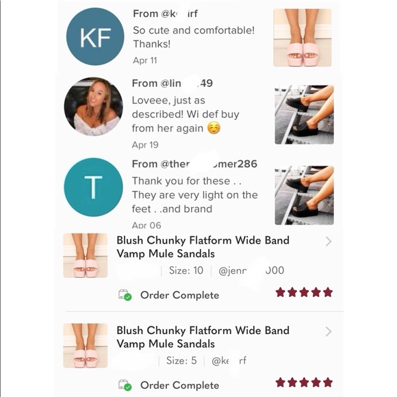 Ivory Chunky Flatform Wide Band Vamp Mule Sandals - Picture 10 of 12